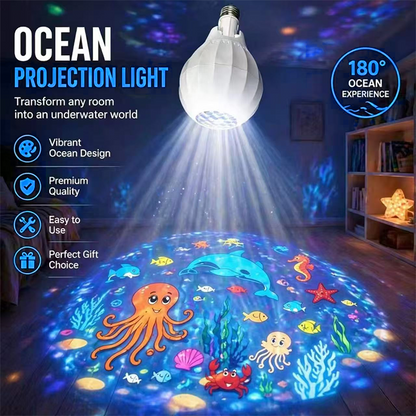 Half-price sale! 100,000 units sold this month + 180° rotatable LED projection bulb