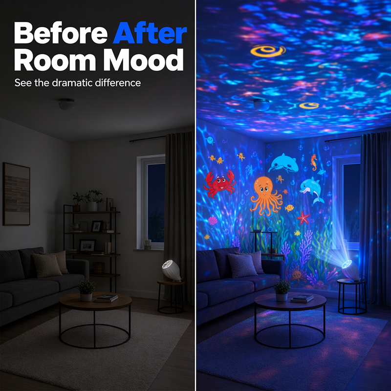 Half-price sale! 100,000 units sold this month + 180° rotatable LED projection bulb