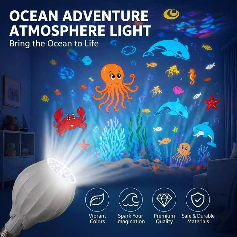 Half-price sale! 100,000 units sold this month + 180° rotatable LED projection bulb