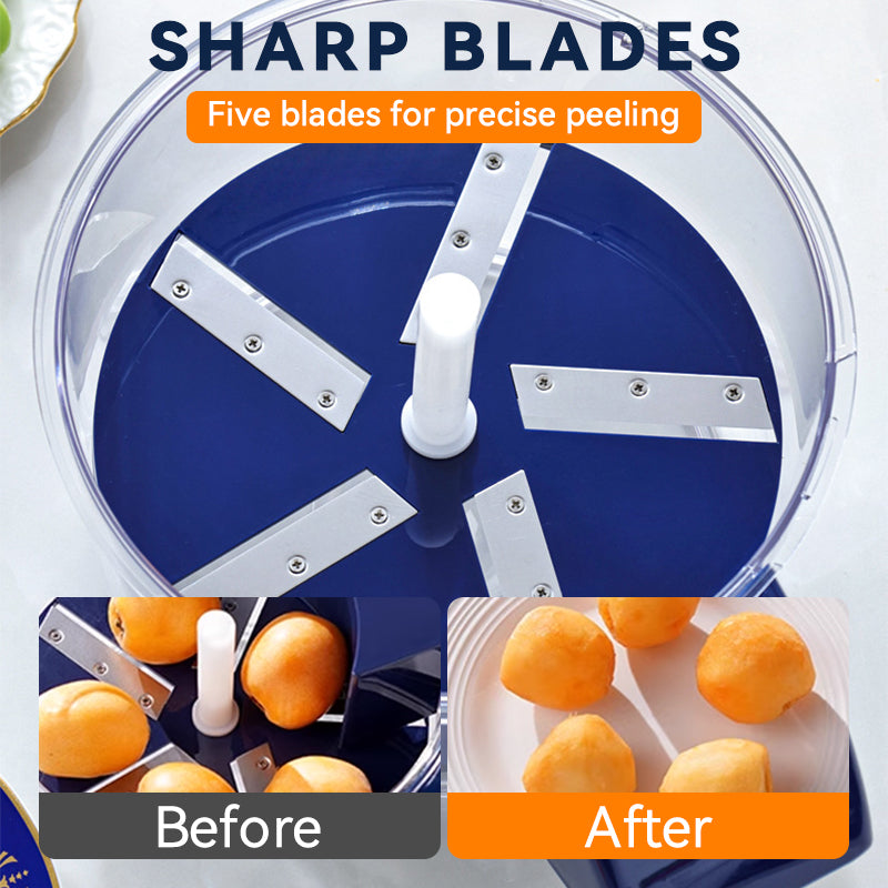 📢Last day! 50% off transparent electric fruit and vegetable peeler