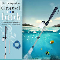 Electric aquarium grinder cleaners