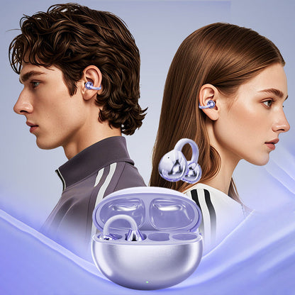🎧 Limited 50% OFF! Open-Ear Bluetooth 5.4 Clip-On Earbuds – AI Translation + Stereo Sound for Sports, Travel & Everyday Use🌍🏃‍♂️💬✨