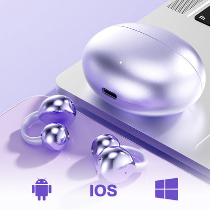 🎧 Limited 50% OFF! Open-Ear Bluetooth 5.4 Clip-On Earbuds – AI Translation + Stereo Sound for Sports, Travel & Everyday Use🌍🏃‍♂️💬✨