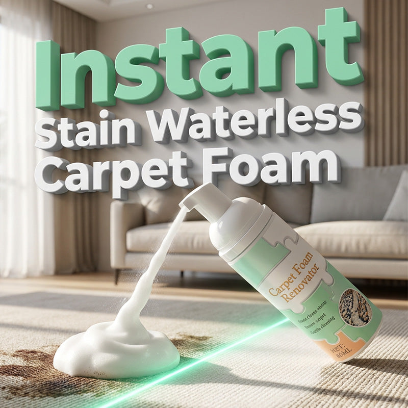 💕Buy 1 Get 1 Free🎁Waterless Carpet Foam Stain Remover With Towel