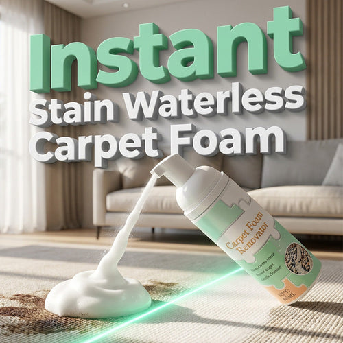 💕Buy 1 Get 1 Free🎁Waterless Carpet Foam Stain Remover With Towel