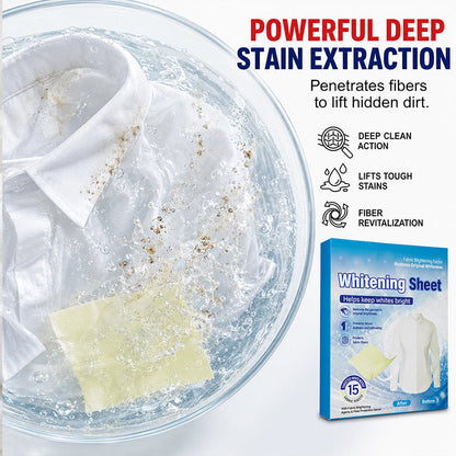 🔥Buy 2 get 1 free🔥Laundry Whitening Sheets for Yellow Removal