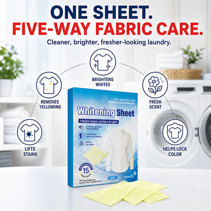 🔥Buy 2 get 1 free🔥Laundry Whitening Sheets for Yellow Removal