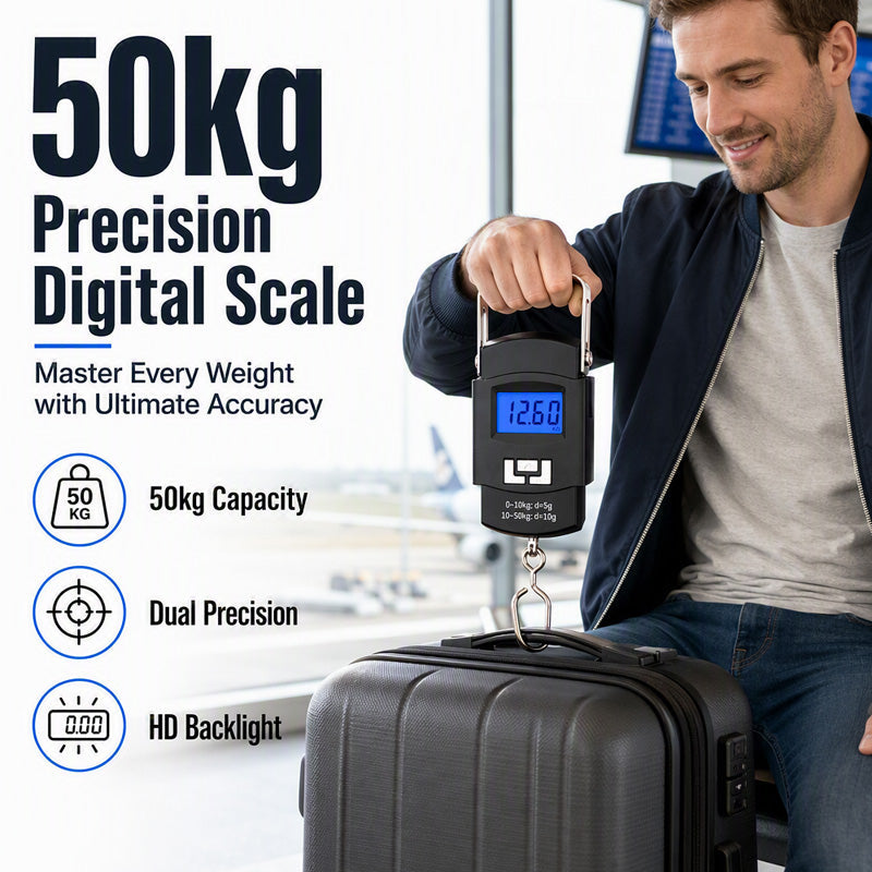 ⏳Limited-time 50% off⏰Mini Portable Digital Luggage Scale