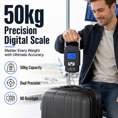 ⏳Limited-time 50% off⏰Mini Portable Digital Luggage Scale
