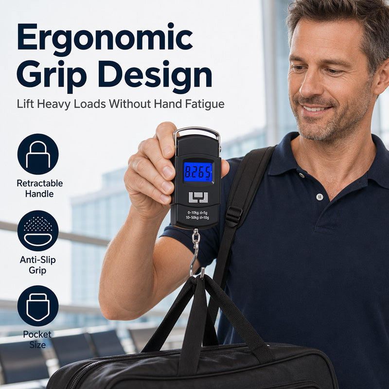 ⏳Limited-time 50% off⏰Mini Portable Digital Luggage Scale