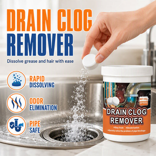 🚰50% OFF NOW ! ✨Active Oxygen Drain Clog Remover Effervescent Tablets