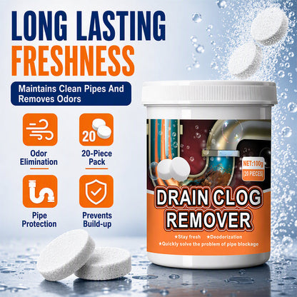 🚰50% OFF NOW ! ✨Active Oxygen Drain Clog Remover Effervescent Tablets
