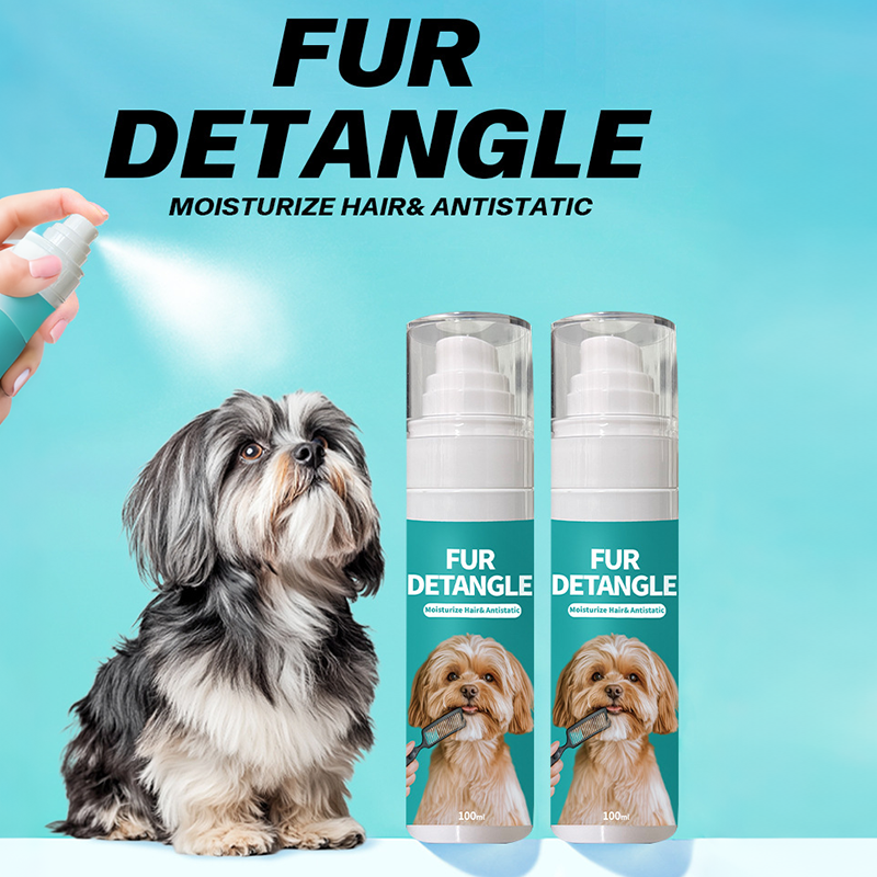 🔥Limited-time 50% off!🔥 Pet Hair Smoothing Spray – Instantly detangles fur, deeply moisturizes – Anti-static, suitable for cats and dogs! 🐕✨