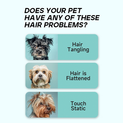 🔥Limited-time 50% off!🔥 Pet Hair Smoothing Spray – Instantly detangles fur, deeply moisturizes – Anti-static, suitable for cats and dogs! 🐕✨