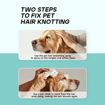 🔥Limited-time 50% off!🔥 Pet Hair Smoothing Spray – Instantly detangles fur, deeply moisturizes – Anti-static, suitable for cats and dogs! 🐕✨