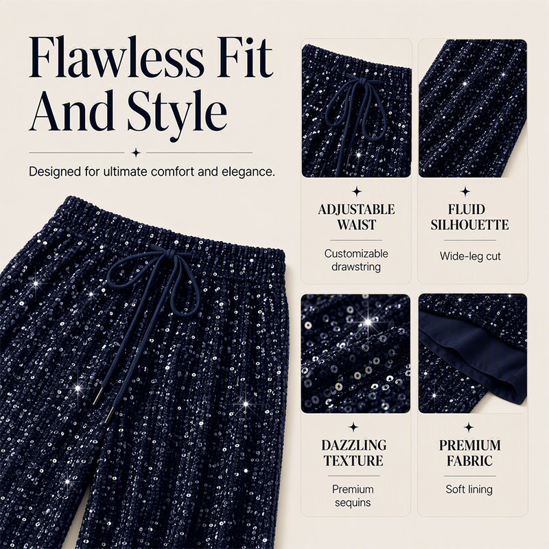🛍️🔥Last Day Special Price !!👖Women's Elastic Waist Straight-Leg Pants
