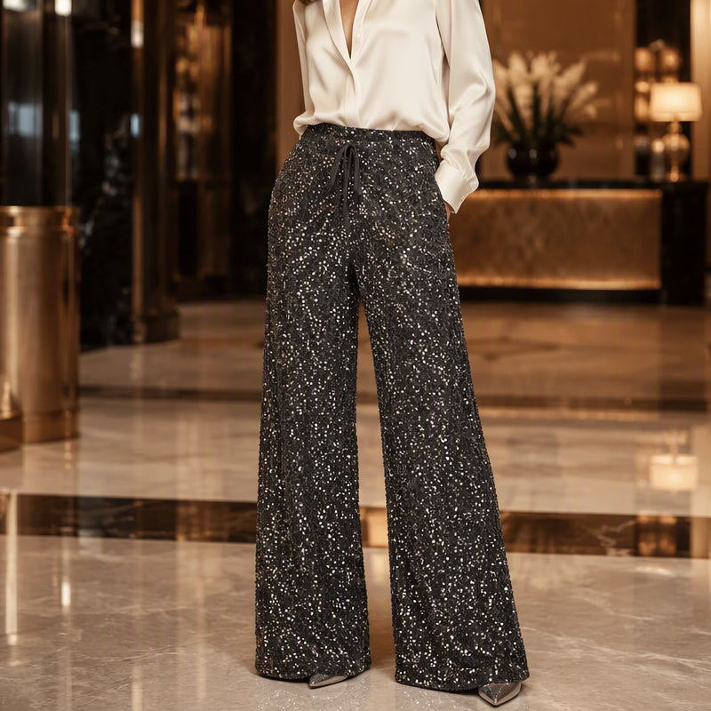 🛍️🔥Last Day Special Price !!👖Women's Elastic Waist Straight-Leg Pants