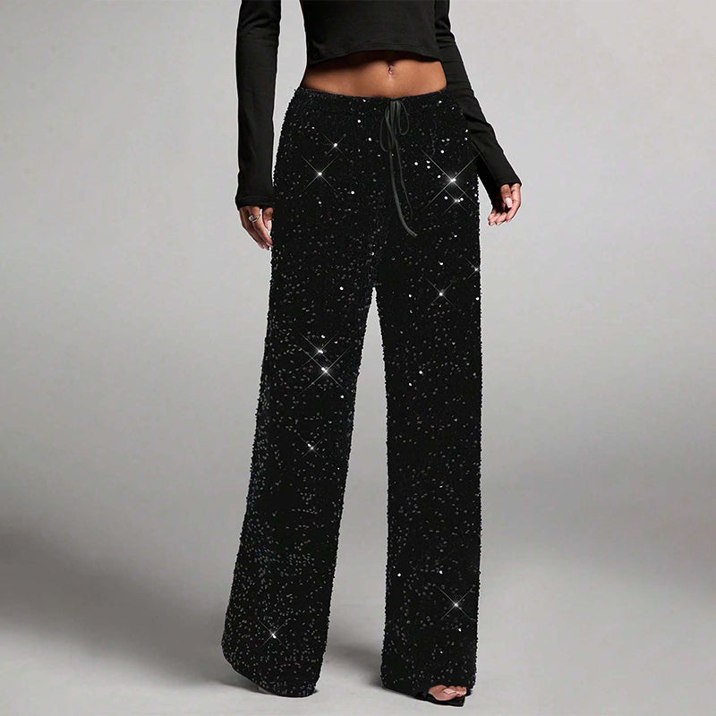 🛍️🔥Last Day Special Price !!👖Women's Elastic Waist Straight-Leg Pants