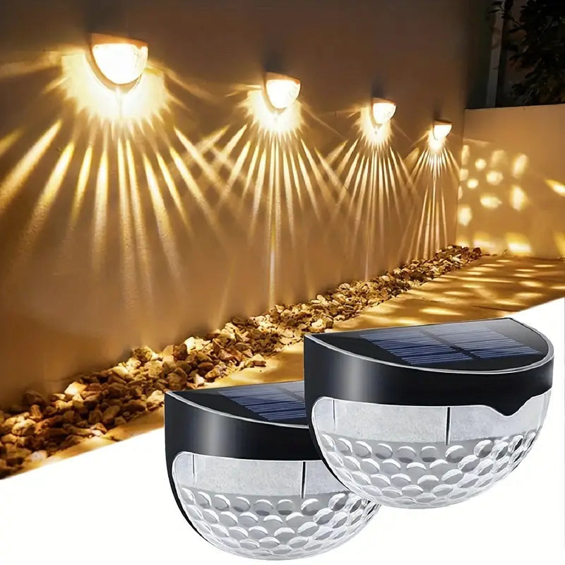 Decorative Solar Waterproof Fence Lights for Outdoor
