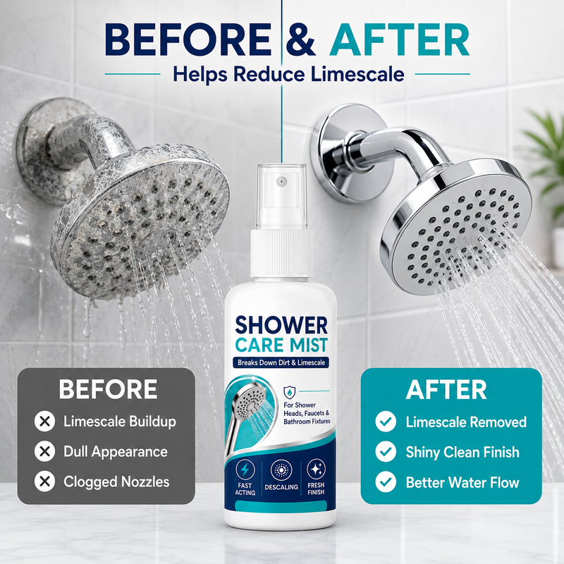 🚿✨Buy two get one free-Shower Room Descaling Spray