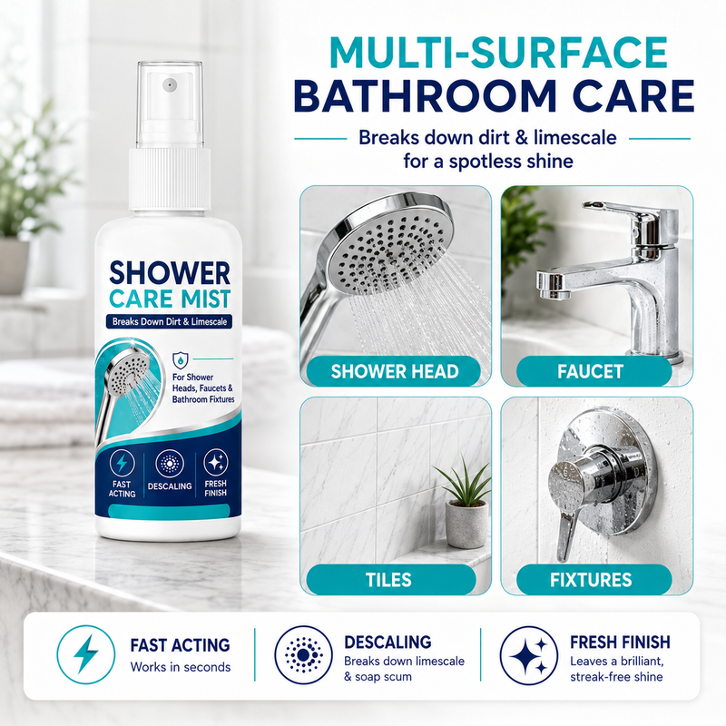 🚿✨Buy two get one free-Shower Room Descaling Spray