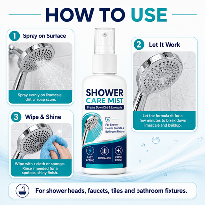 🚿✨Buy two get one free-Shower Room Descaling Spray