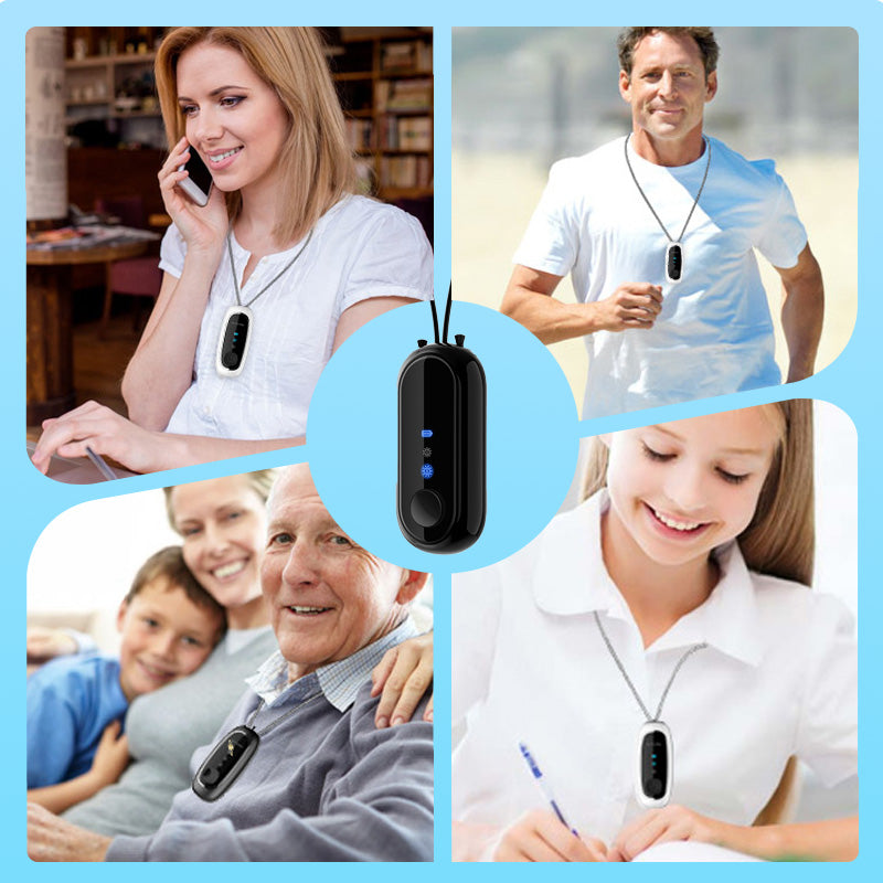 🔥Last day for 50% off Wearable negative ion air purifier