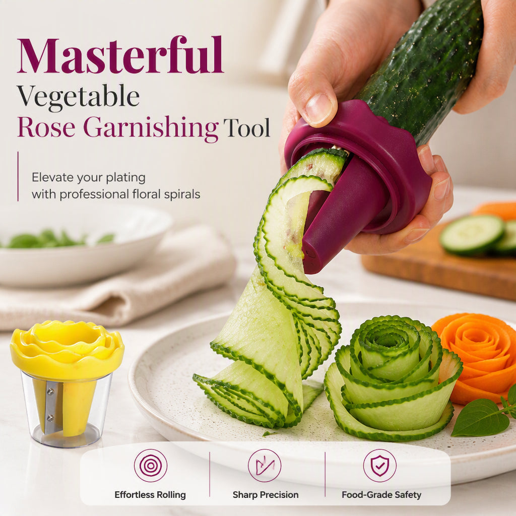 ✨ Buy One Get One Free ✨ Special Offer: Manual Vegetable Shredder and Curler – Transform carrots into restaurant-quality roses in 60 seconds! 🌹🍽️