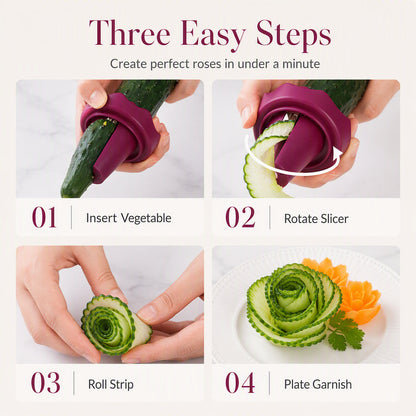 ✨ Buy One Get One Free ✨ Special Offer: Manual Vegetable Shredder and Curler – Transform carrots into restaurant-quality roses in 60 seconds! 🌹🍽️