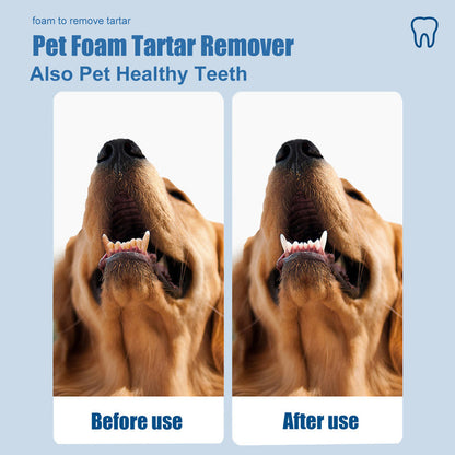 🔥 Pet Oral Care Foaming Tartar Remover