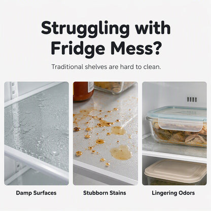Anti‑Moisture Fridge Drawer Mat for Mess‑Free Storage