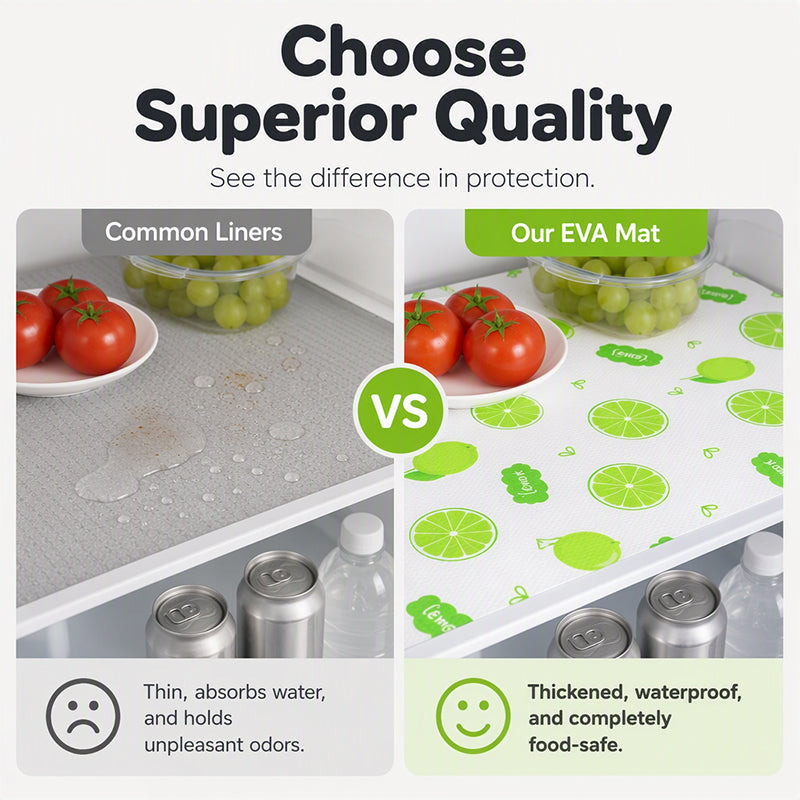 Anti‑Moisture Fridge Drawer Mat for Mess‑Free Storage