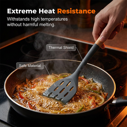 🔥Limited-time 50% off silicone kitchen utensil sets
