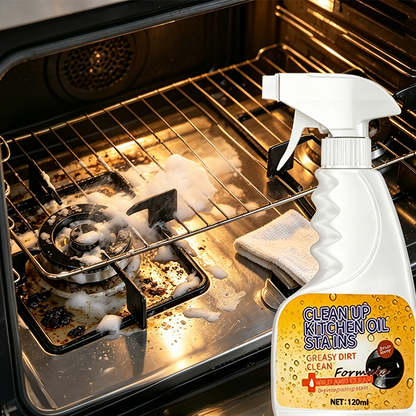 🧽Enjoy 50% off now! Dual-effect powerful degreaser spray, rich foam kitchen cleaner