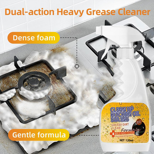 🧽Enjoy 50% off now! Dual-effect powerful degreaser spray, rich foam kitchen cleaner