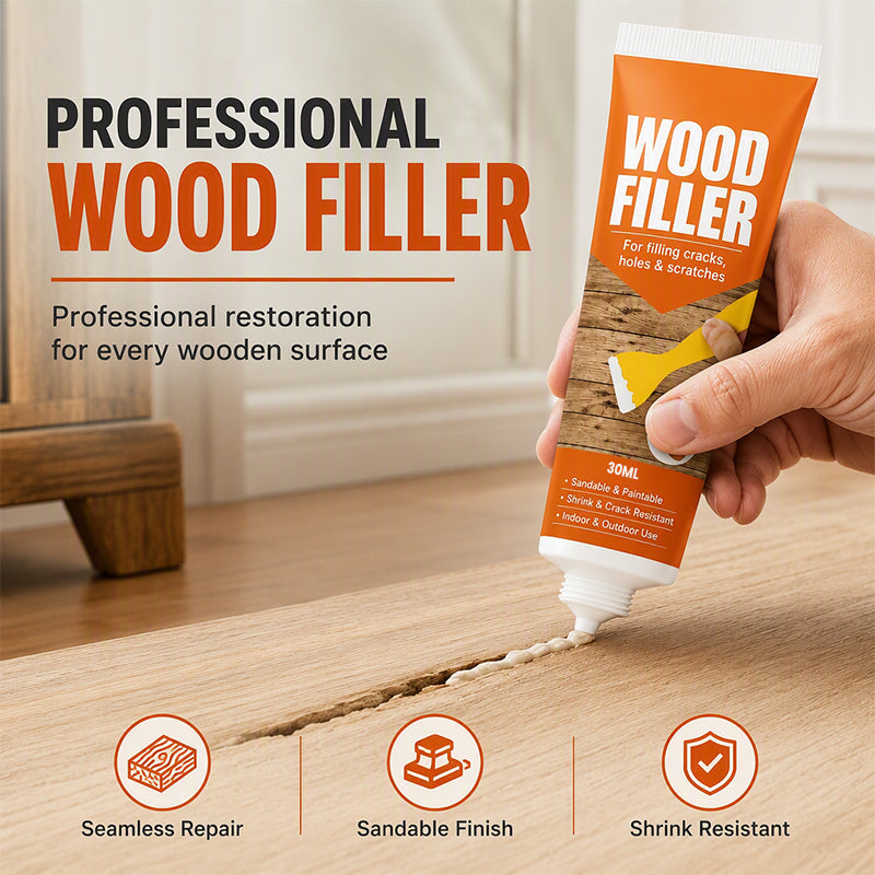 🔥Limited-time 50% off-Wood Filler for Cracks and Holes