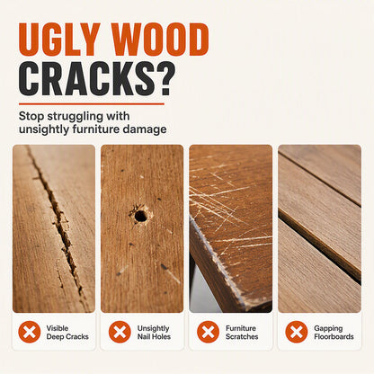 🔥Limited-time 50% off-Wood Filler for Cracks and Holes