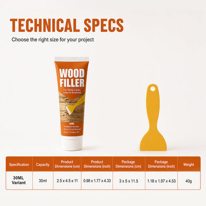 🔥Limited-time 50% off-Wood Filler for Cracks and Holes