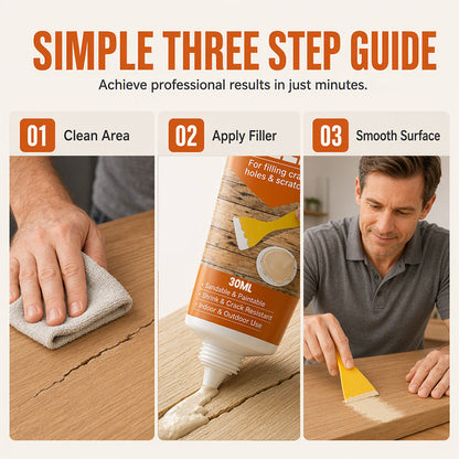 🔥Limited-time 50% off-Wood Filler for Cracks and Holes