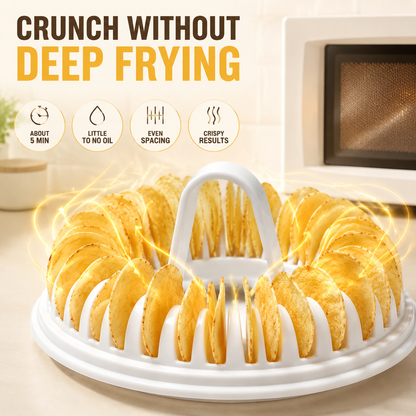 🔥Buy 2 Get 1 Free🔥Microwave Potato Chip Maker with Slicer Bowl Set