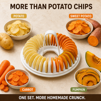 🔥Buy 2 Get 1 Free🔥Microwave Potato Chip Maker with Slicer Bowl Set