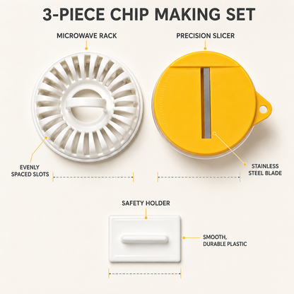 🔥Buy 2 Get 1 Free🔥Microwave Potato Chip Maker with Slicer Bowl Set