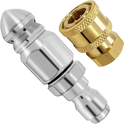 🔥Limited-time 50% off⚡️Powerful Pipe Cleaning and Unclogging Nozzle