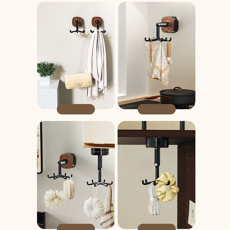 🔥Buy one get one free-360° Rotating Duty Hooks Kitchen Utensil Holder