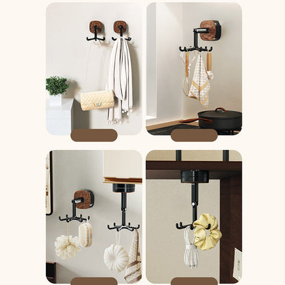 🔥Buy one get one free-360° Rotating Duty Hooks Kitchen Utensil Holder