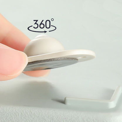 ✨Stick‑on 360° rolling wheels for storage bins
