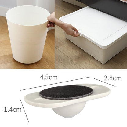 ✨Stick‑on 360° rolling wheels for storage bins