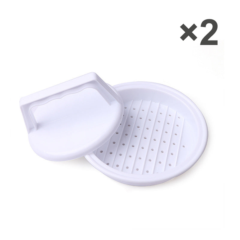 🍔 BUY 2 GET 3 FREE! ✨ Burger press – Uniform patties, grease-draining plate & non-slip grip ✨