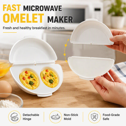💞50K+ SOLD! 🍳⚡ BUY MORE, SAVE MORE! Microwave Omelet Cooker