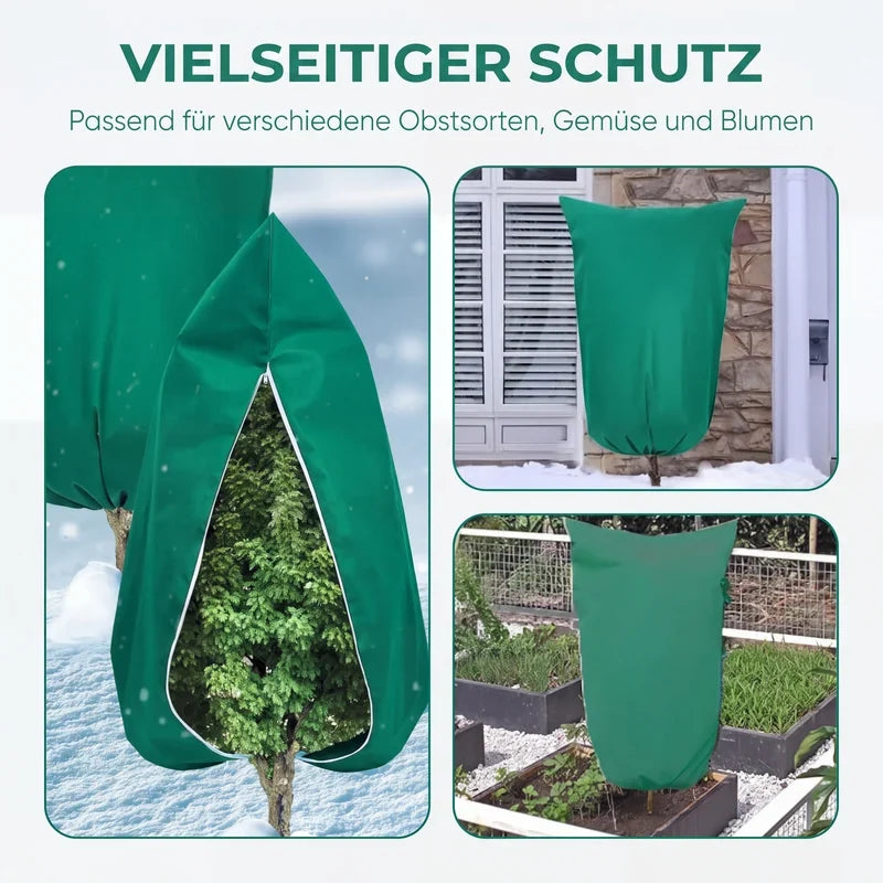 ❄️Winter Tree Protection Covers Buy One Get One Free ❄️ Winter-Pflanzenschutz – Mit Reißverschluss & Kordelzug ✨